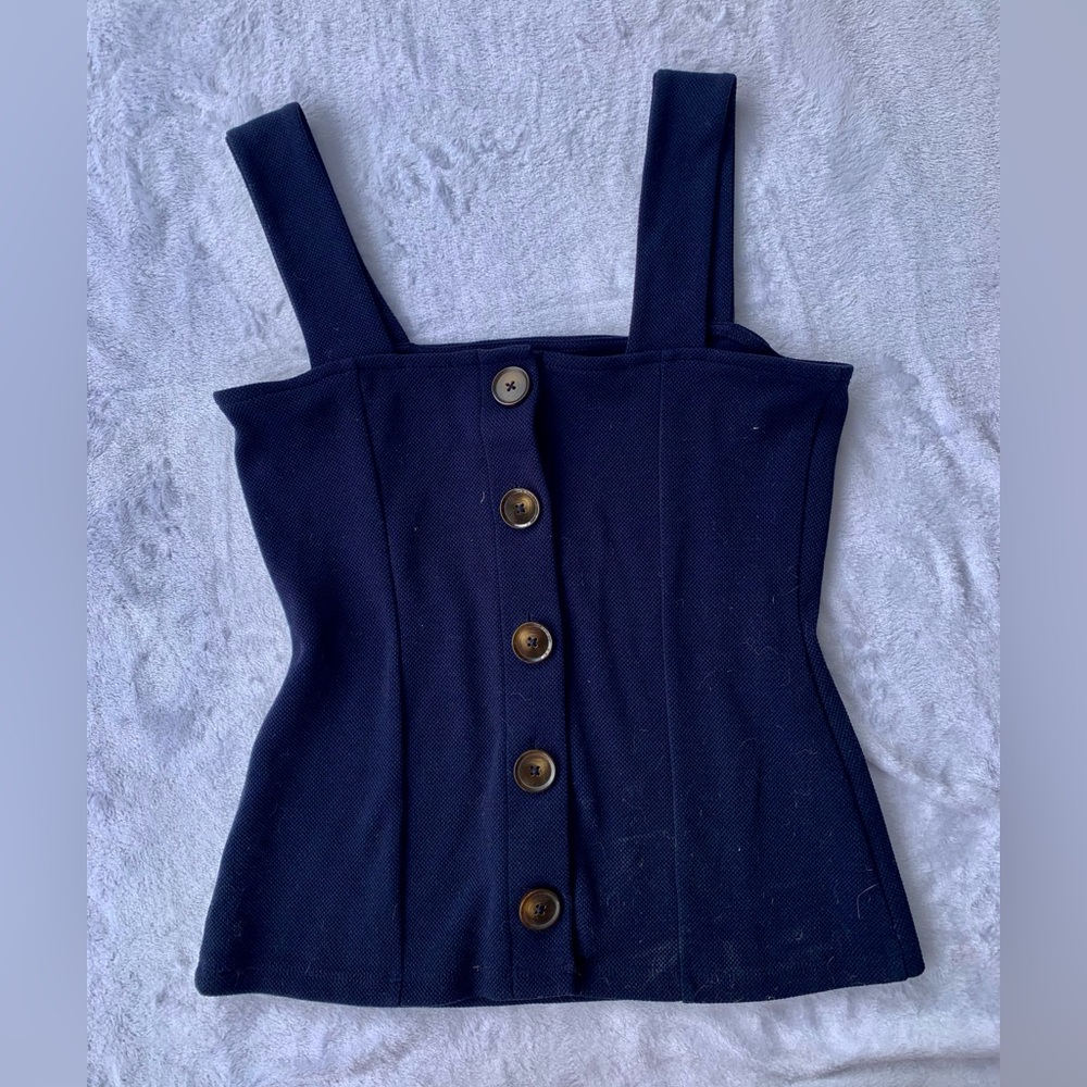 Banana Republic Navy Tank Size S